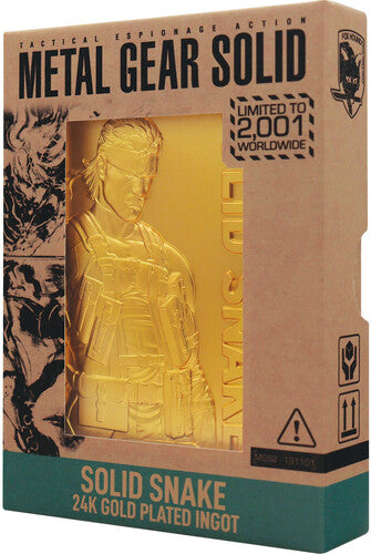 Mgs 2 - 24K Gold Plated Snake Ingot