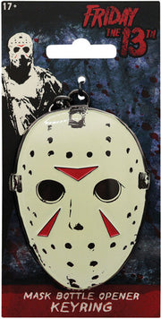 Friday The 13Th Hockey Mask Bottle Opener Keyring