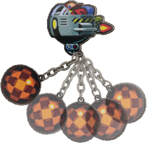Sonic The Hedgehog - Eggman Mobile Chained Pin