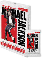 Michael Jackson Bad Keepsake Trading Cards Box