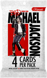 Michael Jackson Bad Keepsake Cards Hanger Box