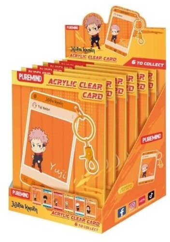 Jujutsu Kaisen - Acrylic Clear Card Keychain 6Pc B