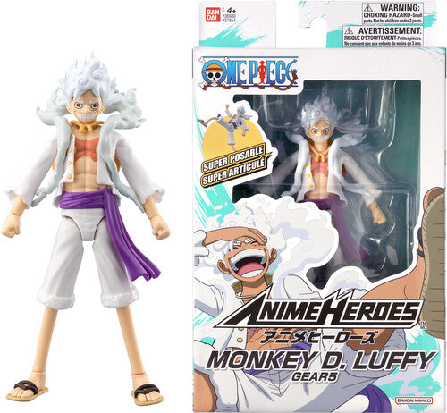 Anime Heroes - One Piece - Luffy Gear5 6.5In Fig, Anime Heroes - One Piece - Luffy Gear5 6.5In Fig, Collectibles