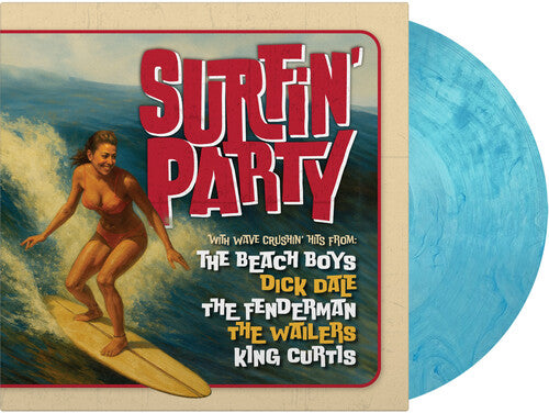 Surfin Party / Various - Clear & Blue Vinyl