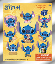 Stitch Series 8 3D Foam Bag Clip 24Pc Blind Bag Pd