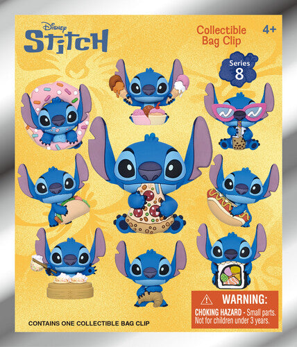 Stitch Series 8 3D Foam Bag Clip 24Pc Blind Bag Pd, Stitch Series 8 3D Foam Bag Clip 24Pc Blind Bag Pd, Collectibles