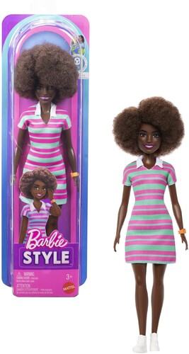 Barbie Fashionista Striped Polo Dress, Barbie Fashionista, Collectibles