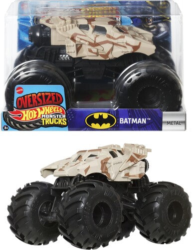 Hw Monster Oversized 1:24 Die Cast Batmobile, Hot Wheels, Collectibles