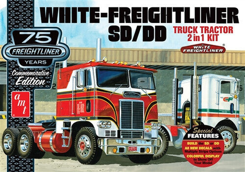 White Freightliner 2-In-1