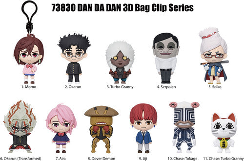Dandadan 3D Foam Bag Clip - Series 1