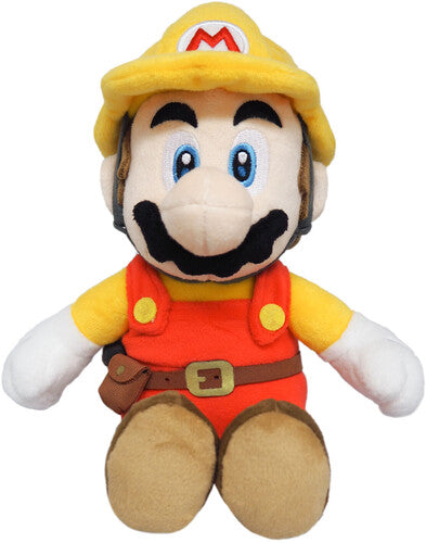 Nintendo - Super Mario - Builder Mario 10In Plush, Nintendo - Super Mario - Builder Mario 10In Plush, Collectibles