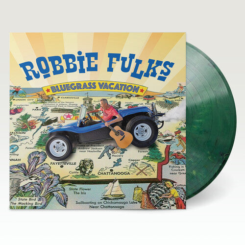 Bluegrass Vacation - Blue/Green -- Robbie Fulks, LP