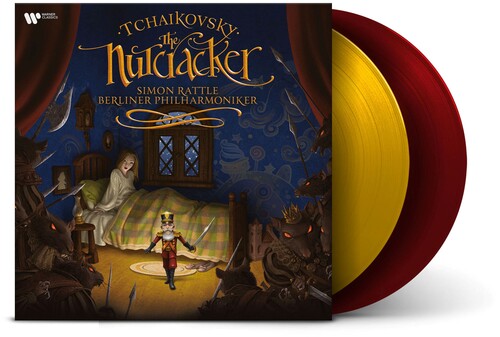 Tchaikovsky: The Nutcracker - Red & Gold -- Simon Rattle, LP