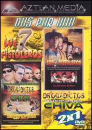 Los 7 Pistoleros & Drogadictos Quemando -- DVD