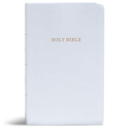 KJV Gift and Award Bible, White Imitation Leather by Holman Bible Staff