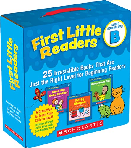 First Little Readers: Guided Reading Level B (Parent Pack): 25 Irresistible Books That Are Just the Right Level for Beginning Readers by Charlesworth, Liza