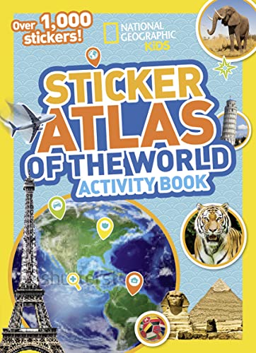World Atlas Sticker Activity Book by National Geographic Kids