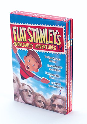 Flat Stanley's Worldwide Adventures #1-4 -- Jeff Brown, Boxed Set
