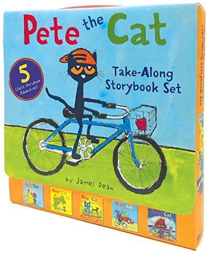 Pete the Cat Take-Along Storybook Set: A Box of 5 Books -- James Dean, Boxed Set