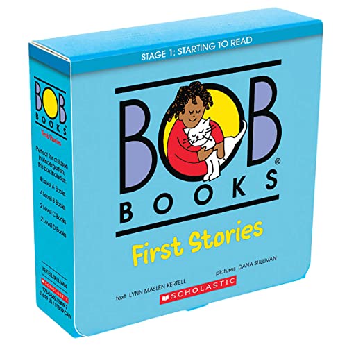Bob Books - First Stories Box Set Decodable Phonics Books, Ages 4 and Up, Kindergarten (Stage 1: Starting to Read) -- Lynn Maslen Kertell, Boxed Set