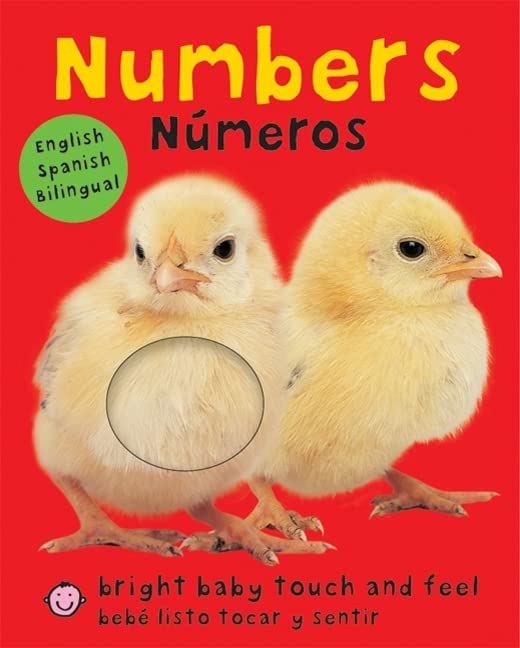 Numbers / Números Bilingual (Bright Baby Touch and Feel): English-Spanish Bilingual -- Roger Priddy, Board Book