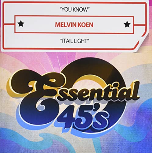 You Know / Tail Light (Digital 45) -- Melvin Koen, CD