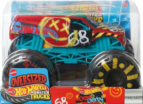 Hw Monster Oversized 1:24 Die Cast Demo Derby, Hot Wheels, Collectibles