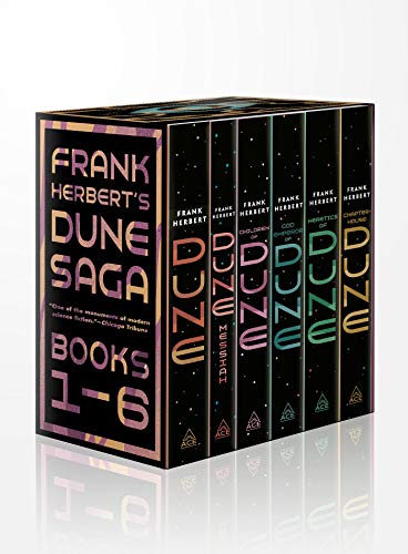 Frank Herbert's Dune Saga 6-Book Boxed Set: Dune, Dune Messiah, Children of Dune, God Emperor of Dune, Heretics of Dune, Andchapterhouse: Dune -- Frank Herbert, Paperback