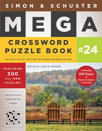 Simon & Schuster Mega Crossword Puzzle Book #24 by Samson, John M.