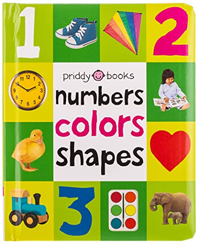 First 100 Padded: Numbers, Colors, Shapes: An Essential Early-Learning Book -- Roger Priddy, Hardcover