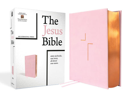 The Jesus Bible, NIV Edition, Imitation Leather, Pink -- Passion Publishing, Bible