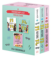A Friendship List Collection 3-Book Box Set: 11 Before 12, 12 Before 13, 13 and Counting by Greenwald, Lisa