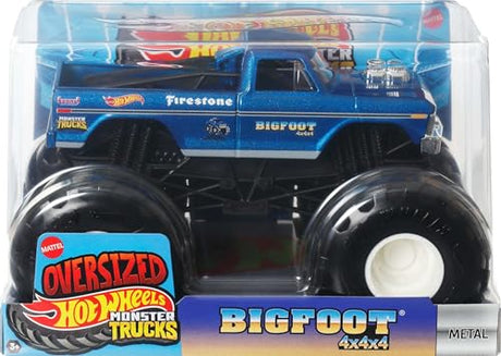 Hw Monster Oversized 1:24 Die Cast Bigfoot, Hot Wheels, Collectibles