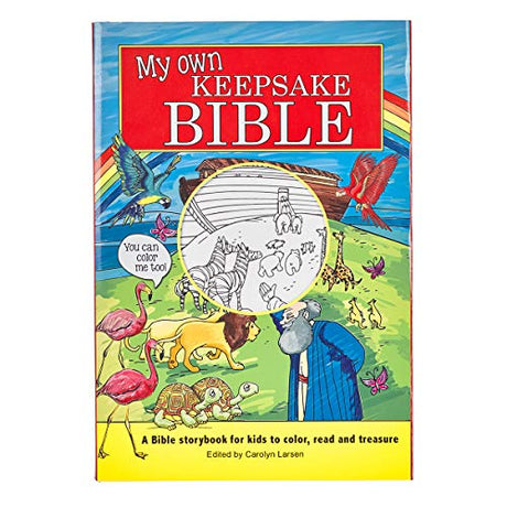 My Own Keepsake Bible: A Kids Bible Storybook to Color -- Various, Paperback