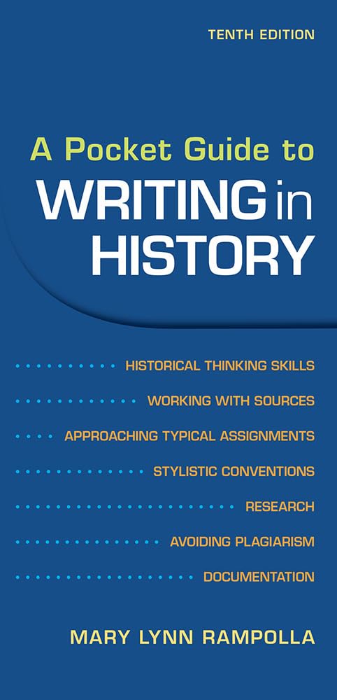 A Pocket Guide to Writing in History -- Mary Rampolla, Paperback