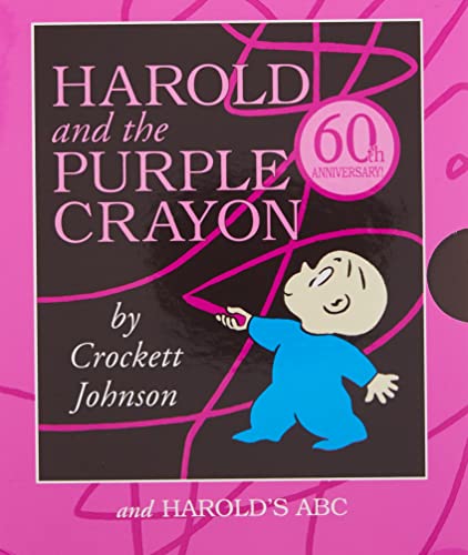 Harold and the Purple Crayon 2-Book Box Set: A Box of 2 Board Books [Ages 0-4] -- Crockett Johnson, Boxed Set