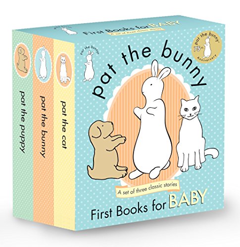 Pat the Bunny: First Books for Baby (Pat the Bunny): Pat the Bunny; Pat the Puppy; Pat the Cat -- Dorothy Kunhardt, Paperback
