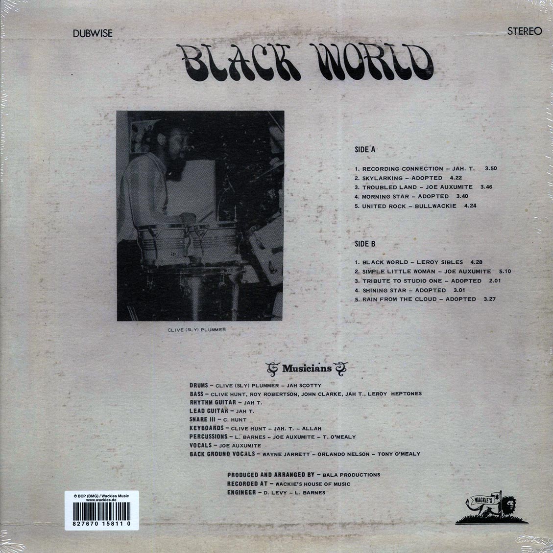 Wackie's - Black World (Dubwise) - Vinyl LP, LP