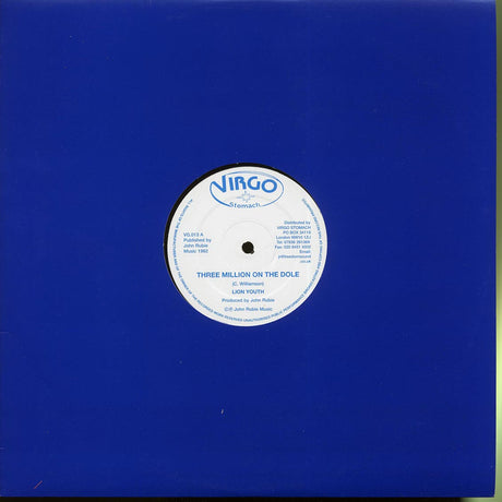 Lion Youth - Three Million On The Dole  /  Version - 12", 12"