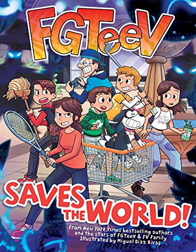 Fgteev Saves the World!: A Graphic Novel -- Fgteev, Paperback
