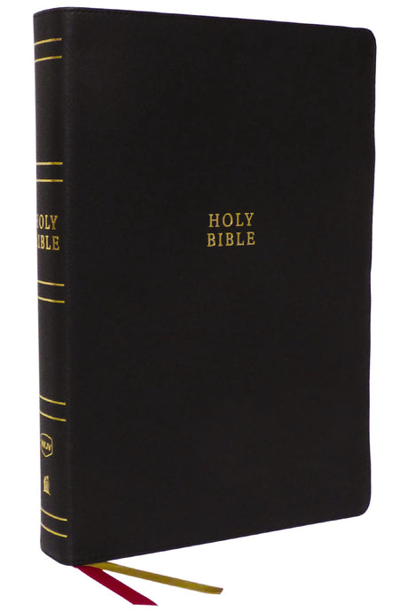 NKJV Holy Bible, Super Giant Print Reference Bible, Black Genuine Leather, 43,000 Cross References, Red Letter, Comfort Print: New King James Version -- Thomas Nelson, Bible