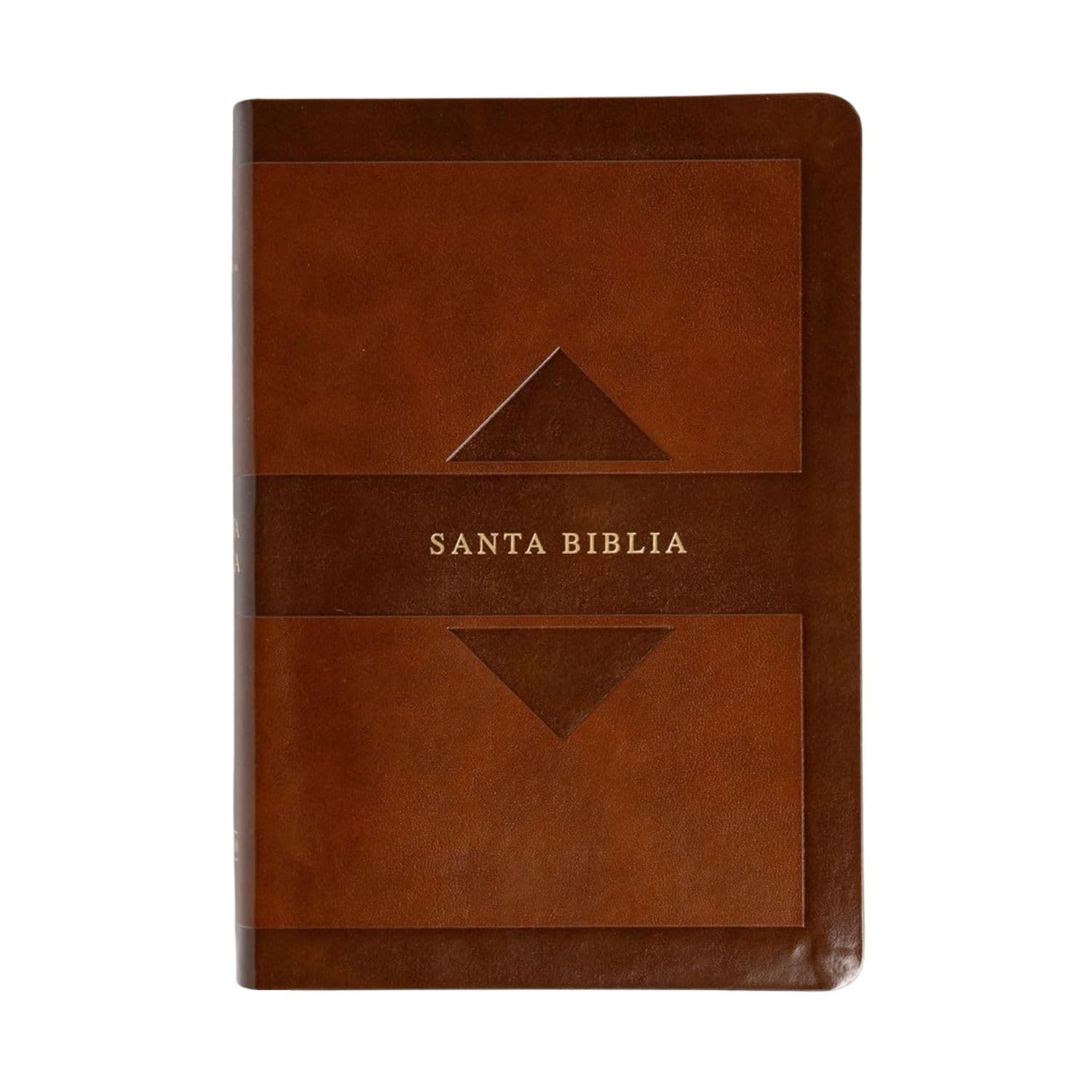 Rvr 1960 Biblia Letra Grande Tamaño Manual Edición Tierra Santa, Café Símil Piel Mass Market by B&h Español Editorial