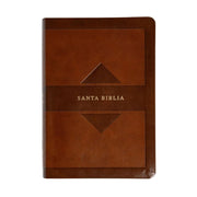 Rvr 1960 Biblia Letra Grande Tamaño Manual Edición Tierra Santa, Café Símil Piel Mass Market by B&h Español Editorial