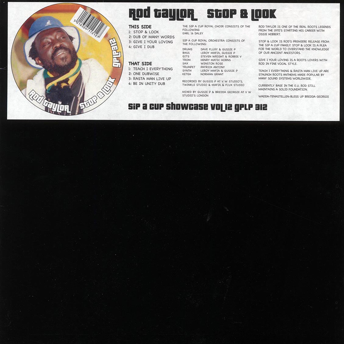 Rod Taylor - Stop & Look (2009 FIRST PRESS) (orig. press) - Vinyl LP