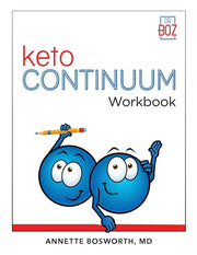ketoCONTINUUM Workbook The Steps to be Consistently Keto for Life by Bosworth, Annette