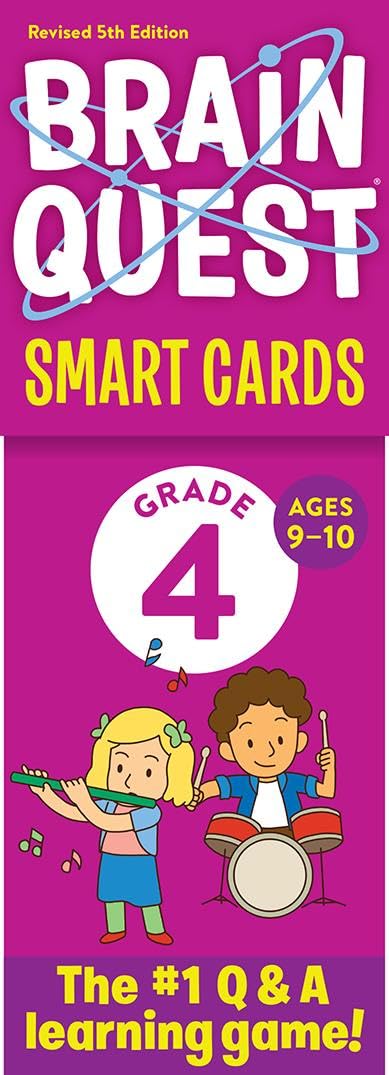 Brain Quest 4th Grade Smart Cards Revised 5th Edition by Workman Publishing