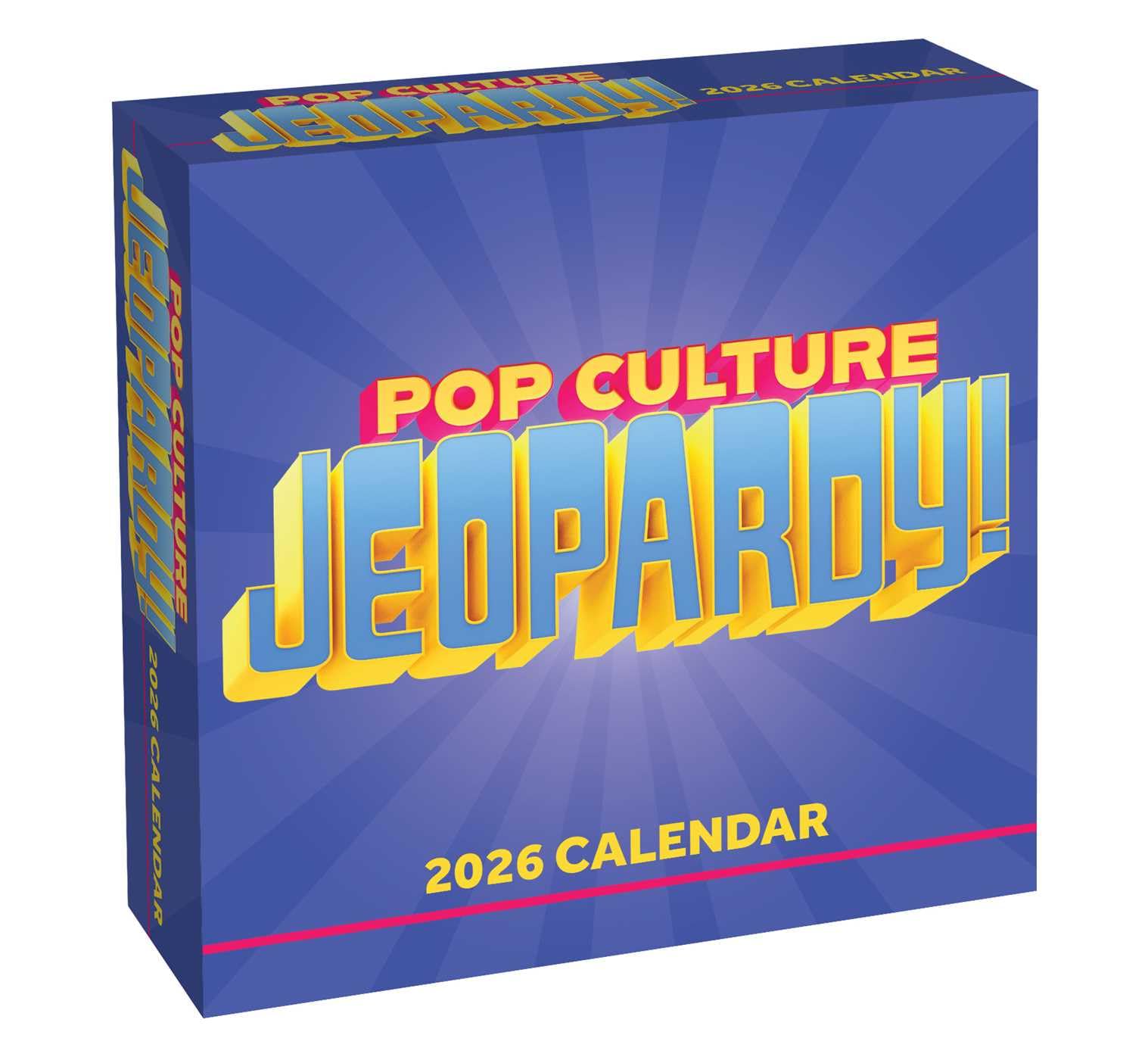 Pop Culture Jeopardy! 2026 Day-To-Day Calendar by Sony