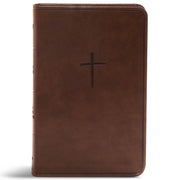 KJV Compact Bible, Brown Leathertouch, Value Edition by Holman Bible Publishers