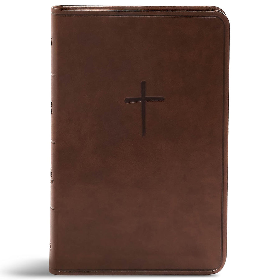 KJV Compact Bible, Value Edition, Brown Leathertouch -- Holman Bible Publishers, Bible