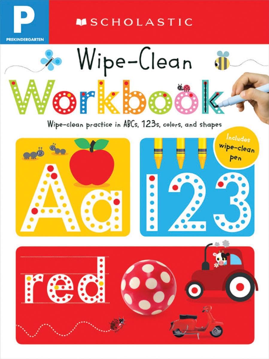 Pre-K Wipe-Clean Workbook: Scholastic Early Learners (Wipe-Clean) by Scholastic